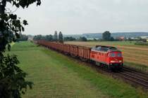 232 635 mit dem Arlbergumleiter CFN 45191 bei Weinhausen (22.08.2007)