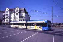 Stra�enbahn am Bahnhof Kassel-Wilhelmsh�he.