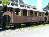 BOB - Oldtimer Personenwagen C 29 im Bahnhofsareal von Zweil�tschienen am 02.09.2007