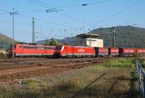 189 091-2 mit dem  Winner  am 06.10.2007 in Geislingen/Steige.
�ber die Steige half ihr 151 145-0.