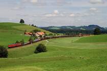 232 587 mit dem Arlbergumleiter CFN 45190 bei Heimhofen (23.08.2007)