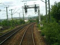 Blick aus dem Fhrerstand des ET423 zwischen Backnang und Stuttgart.
Photo by DJ.Anand