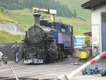 DFB 1 am 13.8.200 im Betriebswerk Realp