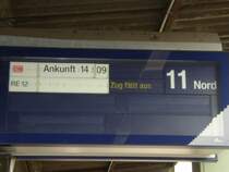 Der 12.10.07 = ein Tag der Streiks! So wurde auch der RE 12 (K�ln - Trier) bestreikt.