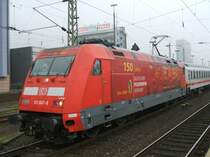 BR 101 047-9  150 Jahre Deutscher Feuerwehrverband Ulm 2003 
mit IC 1943 nach Berlin S�dkreuz bei der Ausfahrt aus dem Dortmunder Hbf.(12.10.2007)