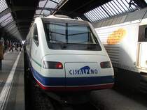 Der Cisalpino nach Milano Centrale im Bahnhof Z�rich HB am 10.10.2007