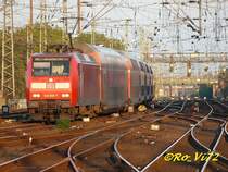 146 018-7 mit RE 6 Westfalen-Express (Hamm - D�sseldorf). Dortmund Hbf. 13.10.2007.