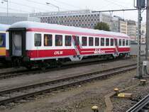Als Fahrradtransportwagen f�r Sonderfahrten umgebauter Wegmann Wagen des GAR (Groupement des Amis du Rail). 19.09.04