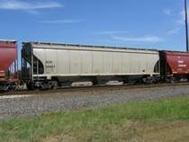 Ein Silowagen am 11.10.2007 in Sealy (bei Houston, Texas).