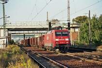152 054-3 durchf�hrt den ehemaligen Bahnhof von Elstal am Berliner Au�enring (25.09.2006)