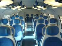 Inneneinrichtung Oberdeck Ale 506 086, aufgenommen am 10.10.2007, mir gef�llt die Einrichtung der Z�ge sehr gut.