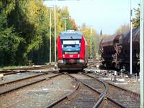  VT 648 f�hrt in den Bahnhof Bad Harzburg ein (18.10.2007)