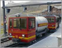 Zekt 05, eine Wagengattung die es sicher nicht bei mancher Bahn gibt. Kleine Scheidegg (11.10.2007)