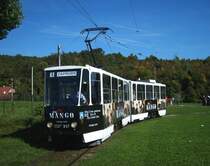 Linie 8 umkehrt sich auf die Endhaltestelle Mihaljevac.