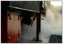 Dampfimpression, aufgenommen in Drei Annen Hohne am 10.10.2007.