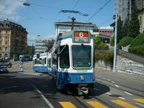 Linie 6 auf die Haltestelle Haldenegg.