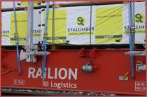 SBB Cargo wickelt den G�terverkehr mit der S�gerei Stallinger ab, aber auch Wagen von Railion finden selbstverst�ndlich den Weg ins Werk.(27.10.2007)