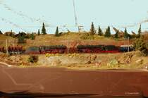 001_173 BW Hof mit D853 u. 044_137 BW Schweinfurt mit G�terzug begegnen sich irgendwo im Fr�nkischen. (Das ist die Gegend von Hof bis Aschaffenburg f�r alle Nicht-Franken) 27.10.2007 