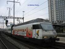 Re 460 101 -9 an der Zugspitze vom IC aus St. Gallen am 26.10.07 in Oerlikon