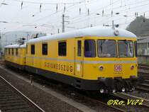 725 004-6 und 726 004-5 DB Netz Instandhaltung , Gleismesszug. Heimatdienststelle: Forschungszentrum Minden. Hagen Hbf. 27.10.2007.