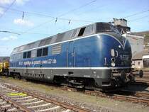 Da im April 2007 Zwischen Schweinfurt und W�rzburg gebaut worden war kam der Zug �ber die Werntalbahn und machte Kopf in Gem�nden um anschlie�end die fahrt nach W�rzburg fortzusetzen.