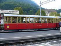 SPB -  Personenwagen B 24 im Bahnhof von Wilderswil am 02.09.2007