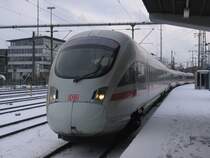 Mein Vater hat dieses Bild gemacht: ICE-T (BR 415 ***) als ICE 282 aus Z�rich zur Weiterfahrt nach Stuttgart bei der Einfahrt Singen am 25.11.05