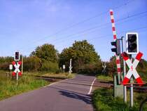 Der B� Grenzweg an der KBS 131. Aufnahme vom 13.10.07