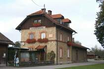 Bahnhof Benediktbeuern, auch bekannt als Vollmer HO-Modell