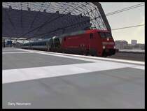 Ein Mini Cooper im Bahnhof Berlin Zoo. hier am EC 173 nach hamburg Hbf im Bahnhof Berlin Hbf.