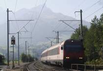 IC 821 nach Romanshorn am 16.09.2007 bei der Durchfahrt in M�lenen.