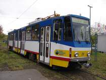 Eine alte Tatra abgestellt irgendwo in Szeged/Ungarn. Aufgenommen am 22.10.2007