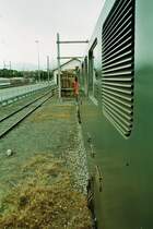 Blick aus dem F�hrerstand einer Ae 6/6 beim Tag der offenen T�r in de HW in Yverdon.