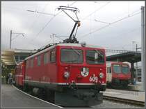 Ge 4/4 I 609  Linard  steht abgestellt im Arosaareal im Bahnhof Chur. (30.10.2007)