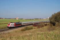 1116 264 (Rotkreuz) mit IC 2083 bei F�nfstetten (07.10.2007)