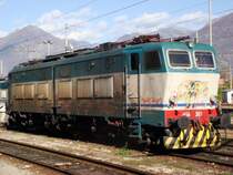E 656 300 abgestellt am 6.11.2007 in Domodossola.