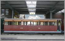 SPB Sommerwagen Nr 8 auch mit Sonnenstoren in Wilderswil. (12.10.2007)