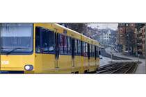 . Durch Cannstatt -

Stadtbahnverkehr in Stuttgart-Bad Cannstatt in der Waiblinger Straße. 

25.01.2006 (M)