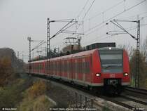 424 016-4 f�hrt als S2 Richtung Haste in K�rze in Hagen Hannover ein.