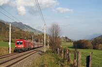 1016 015 mit REX 1510 vor Zell am See (13.10.2007)