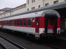 Ein InterCity Wagen im Bahnhof Bratislava Hlavn� stanica am 25.10.2007. Dieser Zug f�hrt gleich als InterCity 403 nach Kosice/Kaschau