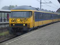 Ein Intercity Steuerwagen, geschoben von einer Lokomotive 1700 durchf�hrt Amsterdam RAi am 29.10.2007