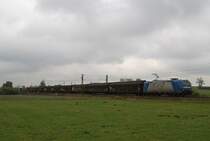 185 514 (SETG) mit Ecco Cargo bei Hattenhofen (24.10.2007)