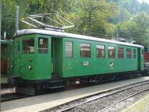 BC - Triebwagen Be 4/4  111 ( ex GFM ) im Museumsareal von Chamby am 09.09.2007