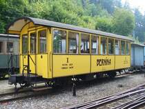 BC - Salonwagen As  2 ( ex RhB Berninabahn ) im Museumsareal von Chamby am 09.09.2007