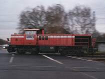Dieser  Ruhrpott-Sprinter  rauscht durch Moers in Richtung Bahnhof. Das Foto stammt vom 21.11.2007