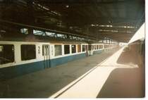 Diese Bild Zeigt die ausgedienten  Steckdosenhirche  die in der ehml. G�terhalle des Bw Wanne-Eickel hintestellt wurden.