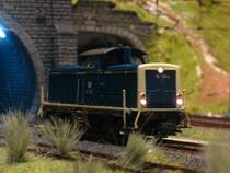 212 276-0 als Tfzf bei der Durchfahrt St.Georgen auf meiner Anlage 21.11.07