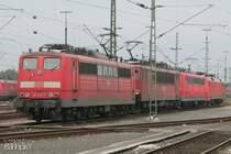 151 012 am 29.11.2007 in Maschen Rbf. www.bahnpix.de