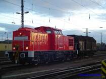 298 315-5 ist am 06.12.2007 soeben mit der CB 55037 aus Radeberg in Dresden-Friedrichstadt angekommen und wird in wenigen Minuten die CB nach Coswig (Dresden) bespannen.